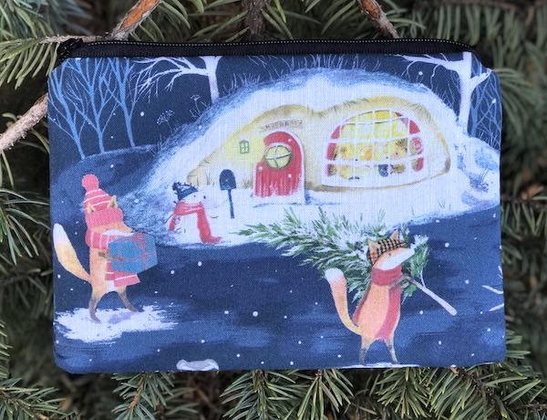 All Spruced Up Goldie zippered bag