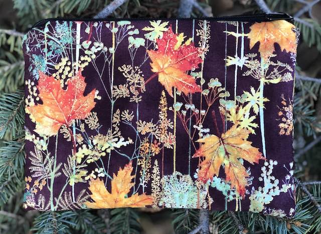 Autumn Leaves zippered bag, The Scooter