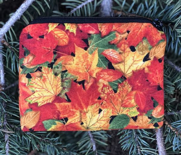 Autumn Leaves coin purse, The Raven