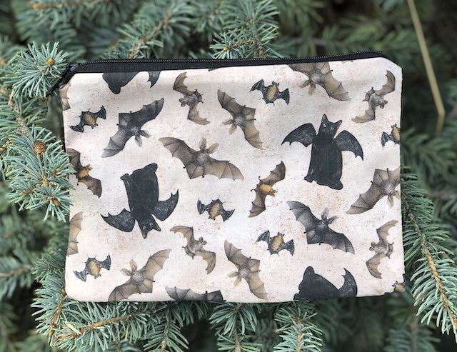 Batty Cats zippered bag, The Scooter