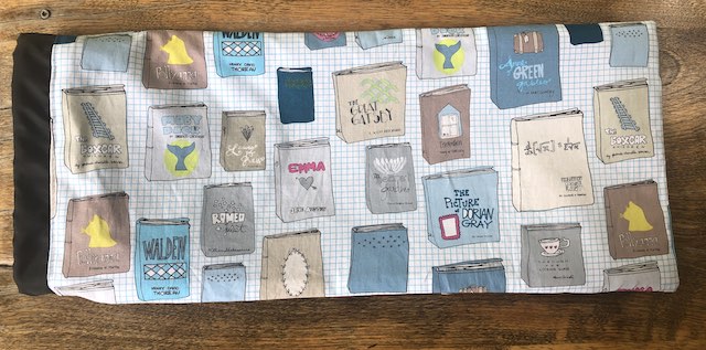 Beloved Books drawstring bag for canasta racks and card spinner, Rummikub racks and tiles,  the Racker Jr