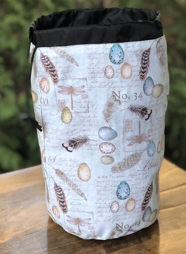 Birding Journal drawstring bag, The Large Suebee