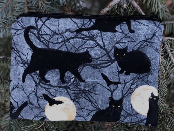 Black Cat Capers zippered bag, The Scooter