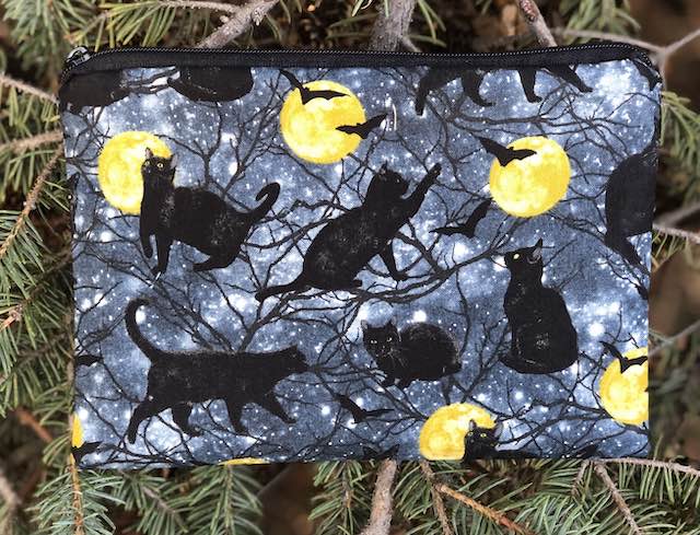 Black Cat Capers zippered bag, The Scooter