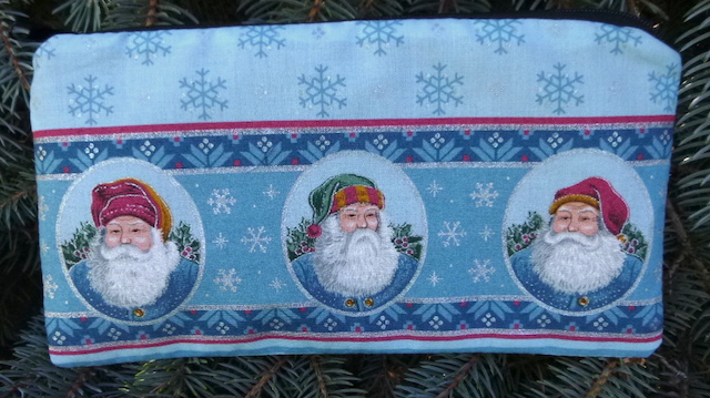 Blue Santa Deep Scribe pen and pencil case