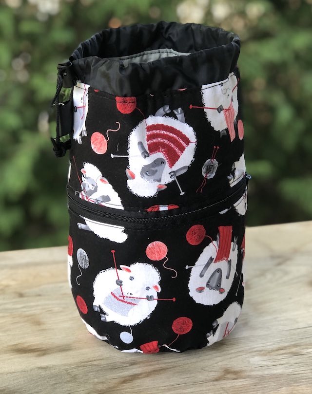 Blue Eyed Sheep Kipster Knitting Project Bag