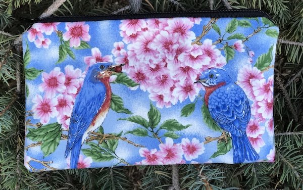 Bluebirds Deep Scribe Pen and Pencil Case