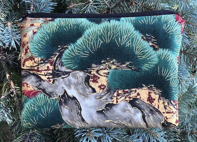 Japanese Bonsai zippered bag, The Scooter