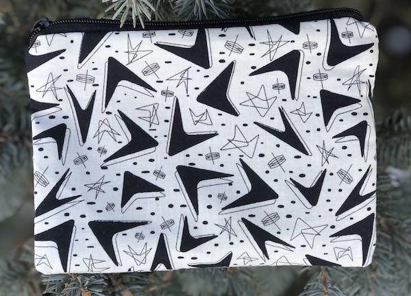 Boomerang Beat Goldie zippered bag