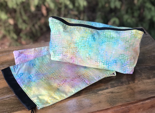 Bubbly Batik Mah Jongg Storage Set, Racker, Large Zini