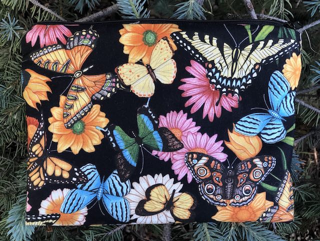 Butterflies Mahjongg card and coin purse, The Slide