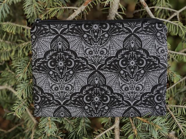 Cast a Spell Bats zippered bag, The Scooter