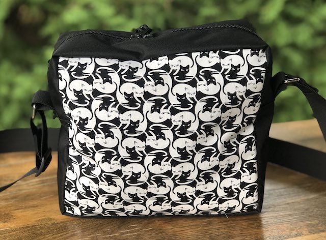 Cats in Black and White Shoulder Bag, The Raccoon