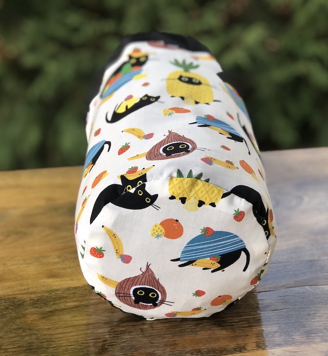 Cats in the Furruit Bowl SueBee Round Drawstring Bag