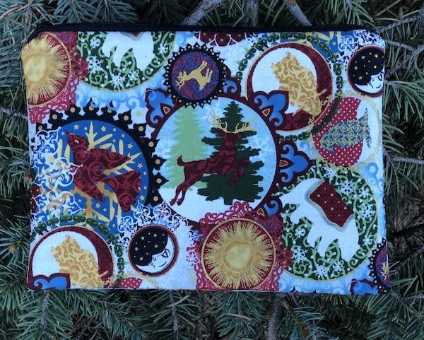 Celestial Winter zippered bag, The Scooter