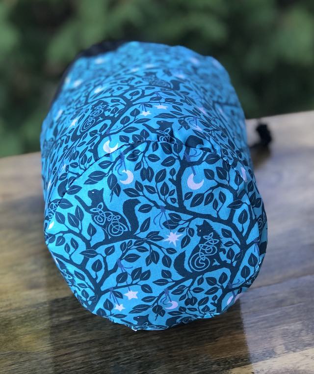 Celtic Forest Cats SueBee Round Drawstring Bag