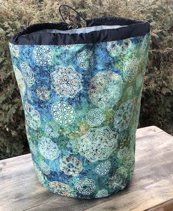 Zoe's Bag Boutique Alpaca Large Drawstring Bag for knitting or other