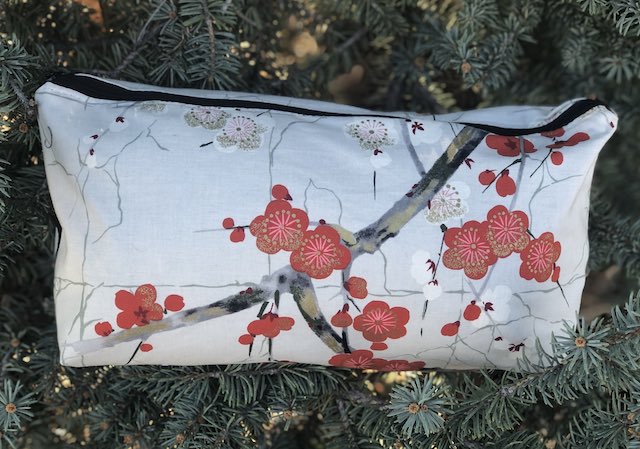 Cherry Branch Large Zini Flat Bottom Bag