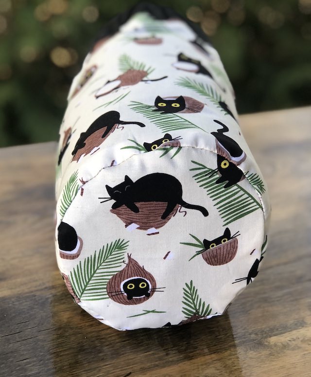 Coconut Cats SueBee Round Drawstring Bag