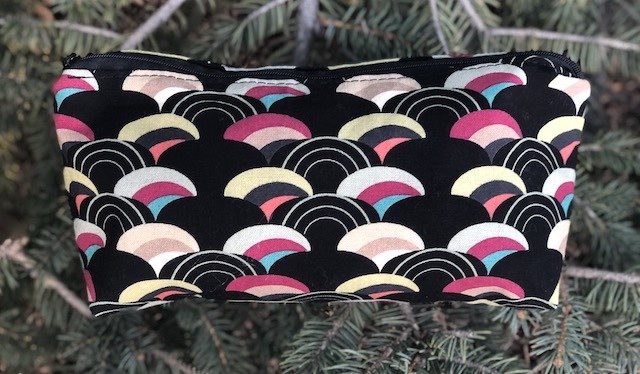 Colorful Scallops flat bottom bag, The Zini