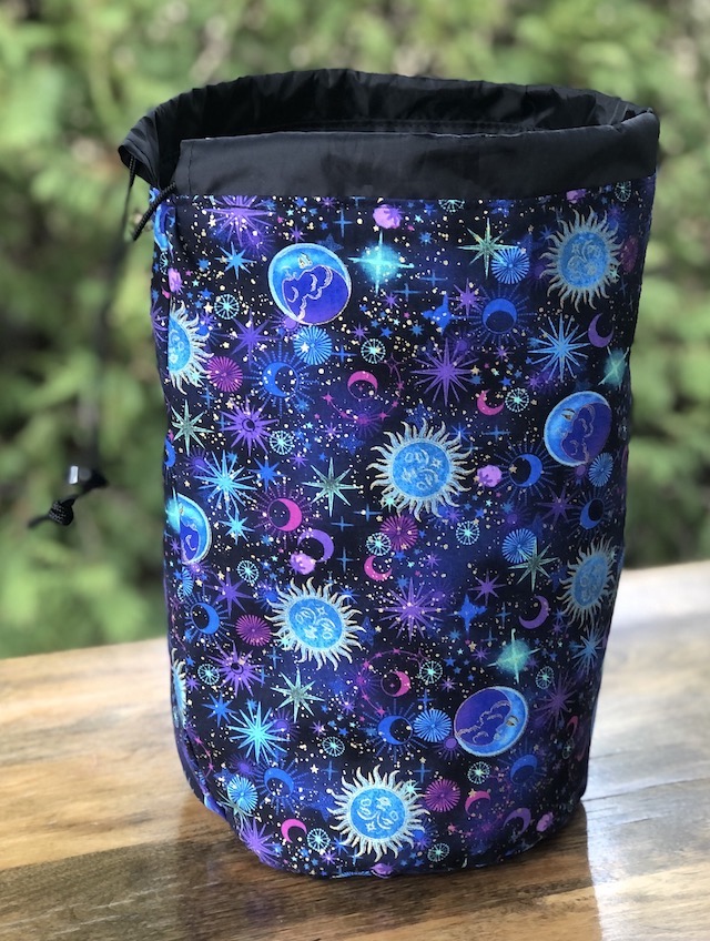 Cosmos drawstring bag, The Large Suebee