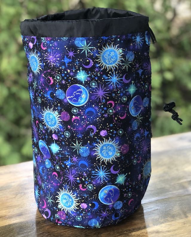 Cosmos drawstring bag, The Large Suebee