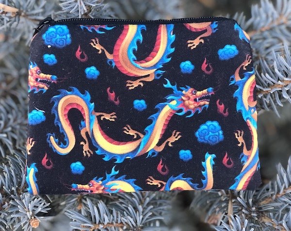 Dancing Dragons coin purse, The Raven