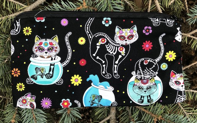 Day of the Dead Cats Deep Scribe Pen and Pencil Case