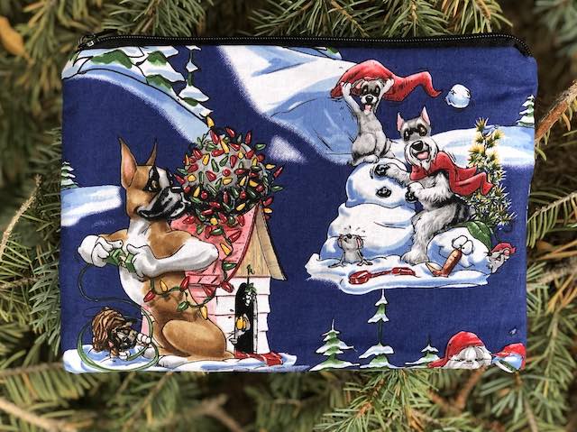 Decorating Dogs zippered bag, The Scooter