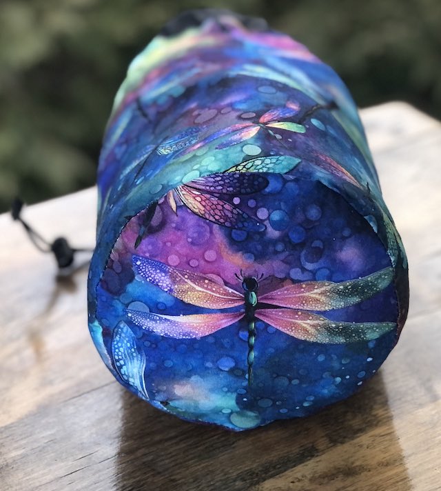 Dragonfly Dreams SueBee Round Drawstring Bag