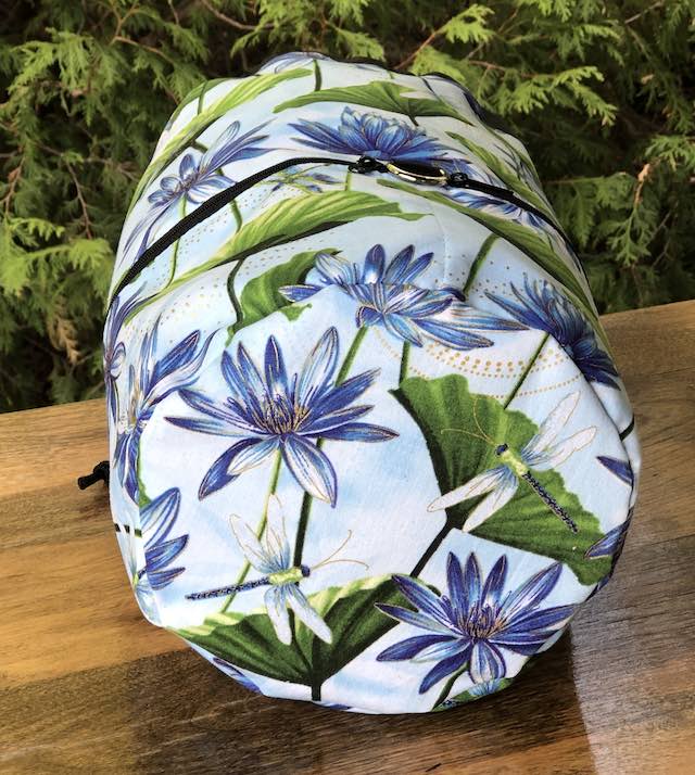Dragonfly Pond knitting project bag, large Kipster