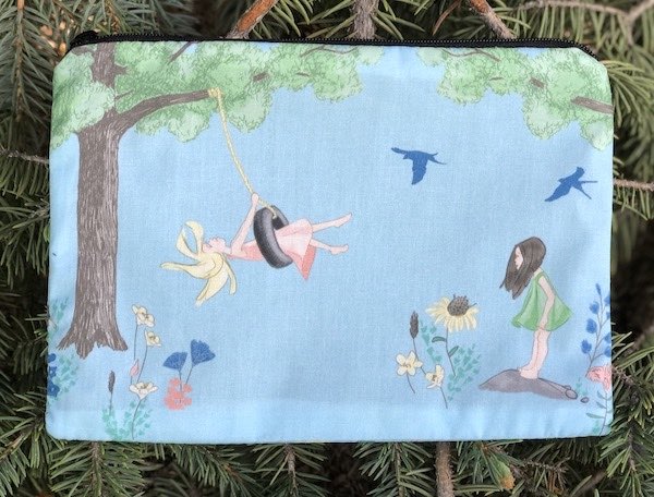 Dreaming Tree zippered bag, The Scooter