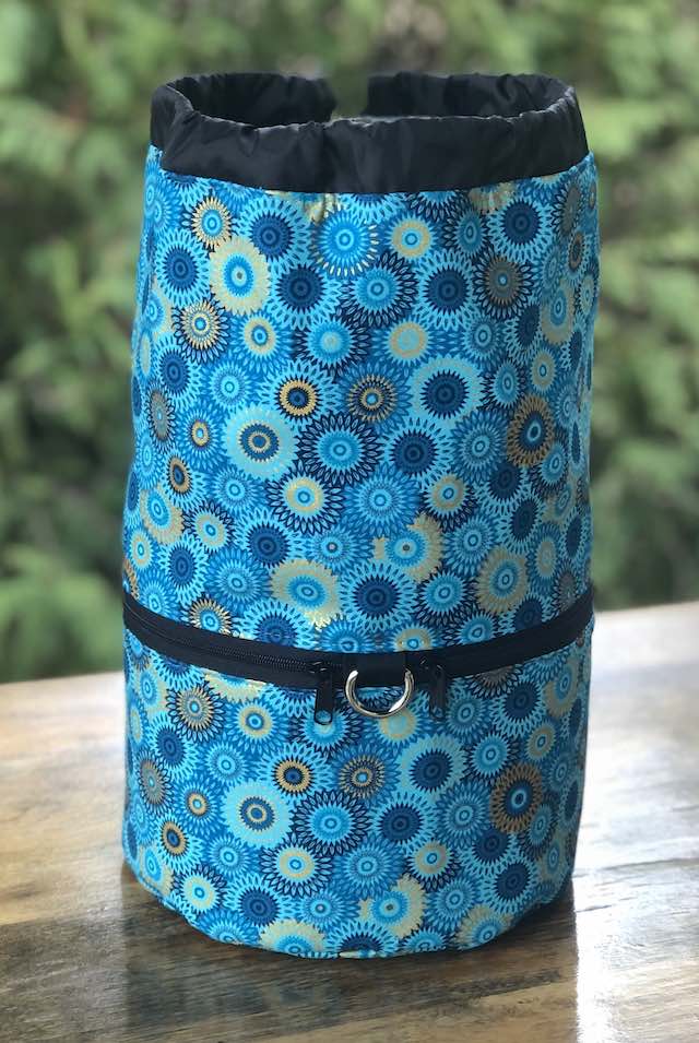 Fancy Medallions knitting project bag, large Kipster