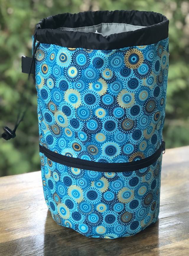 Fancy Medallions knitting project bag, large Kipster