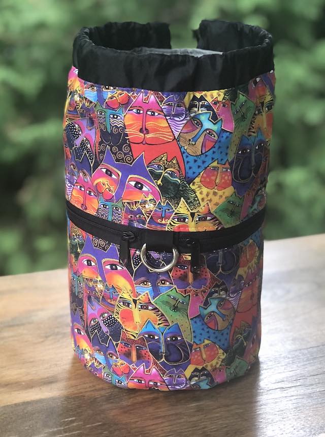 Laurel Burch Fantasticats Kipster Knitting Project Bag