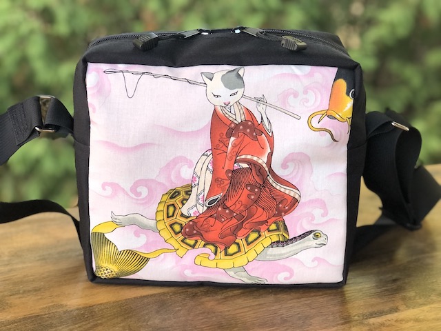 Floating Felines Shoulder Bag, The Raccoon