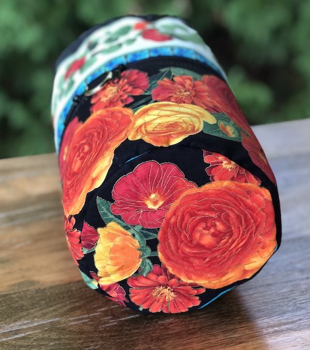 Floral Glow Kipster Knitting Project Bag