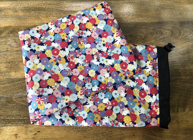 Floral Rabbits Drawstring pouch for Mah Jongg Racks, The Racker