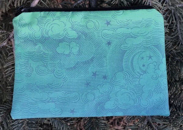 Tula Pink Fluffy Little Clouds Goldie zippered bag - Cloud