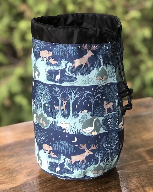 Forest Fable SueBee Round Drawstring Bag