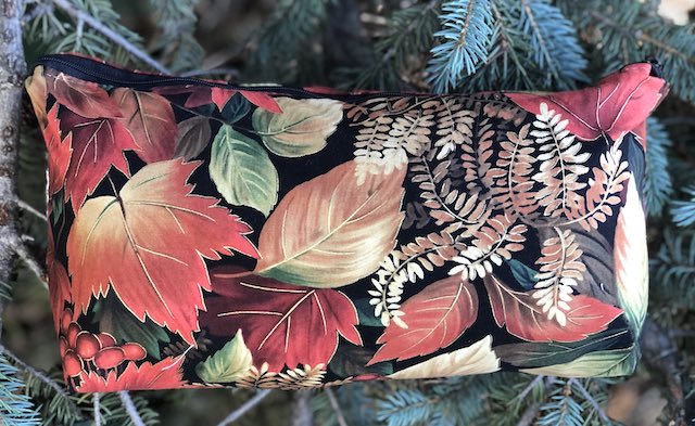 Gilded Leaves Large Zini Flat Bottom Bag