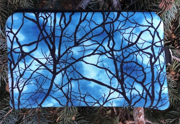 Glow Trees Mini Wallet Purse Organizer, smaller smart phones wallet, The Sweet Pea