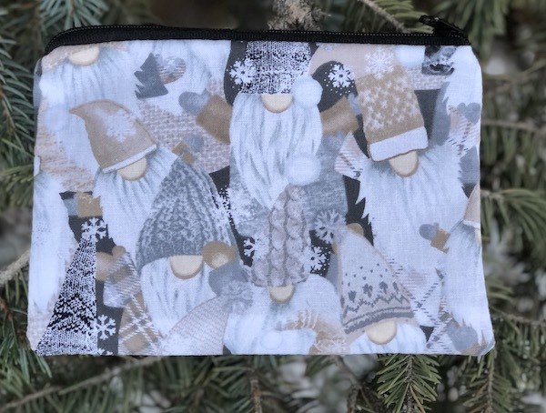 Gnome Gathering Goldie zippered bag