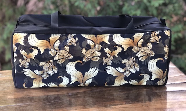 Golden Koi Mahjongg Storage Set The Zippered Tote-ster and Large Zini