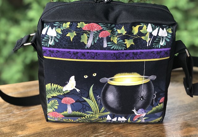 Hallowed Forest Stripe Shoulder Bag, The Raccoon Plus