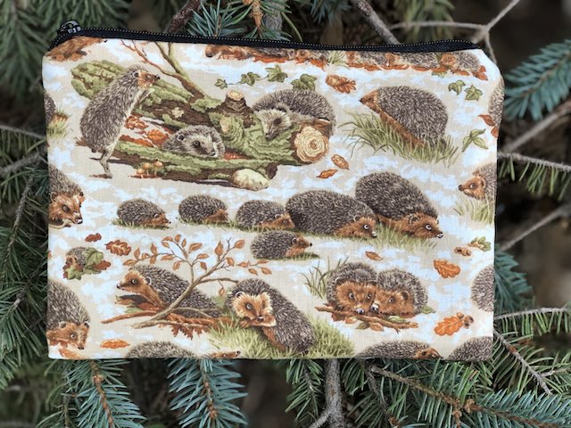 Hedgie World zippered bag, The Scooter