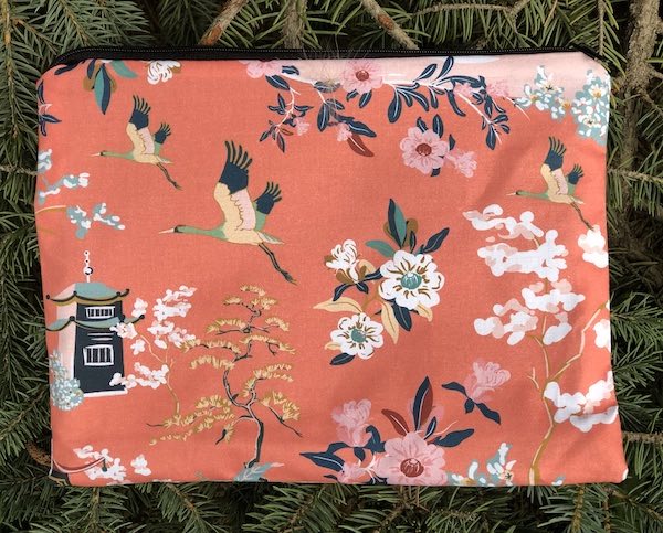 Imperial Gardens Supa Scribe extra large pencil case or makeup bag