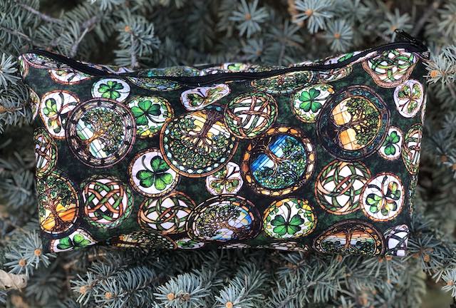 Irish Medallions Large Zini Flat Bottom Bag