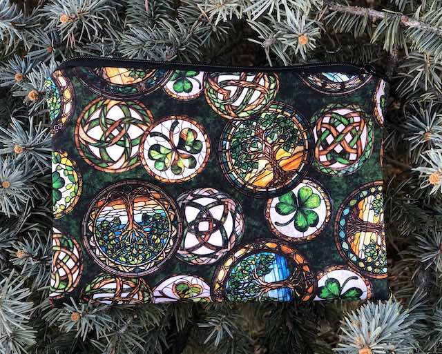 Irish Medallions zippered bag, The Scooter