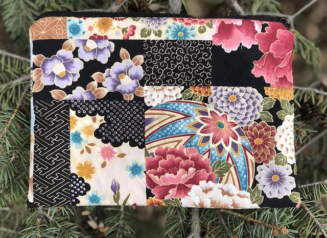 Japanese Blocks zippered bag, The Scooter